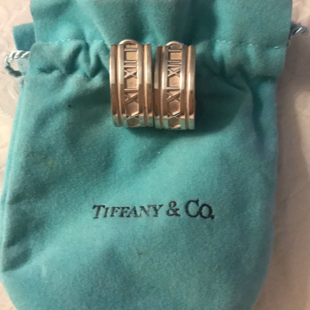 ✨TIFFANY✨Atlas collection earrings, EUC.